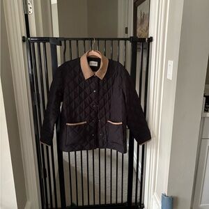 Active USA Quilted Black Chore Jacket